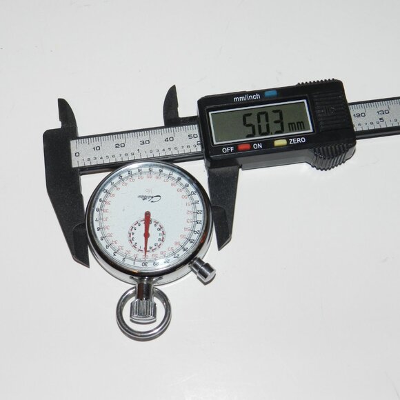 Vintage Chateau Stop Watch 1/10 Time Piece Pocket Timer WORKS - Picture 6 of 13